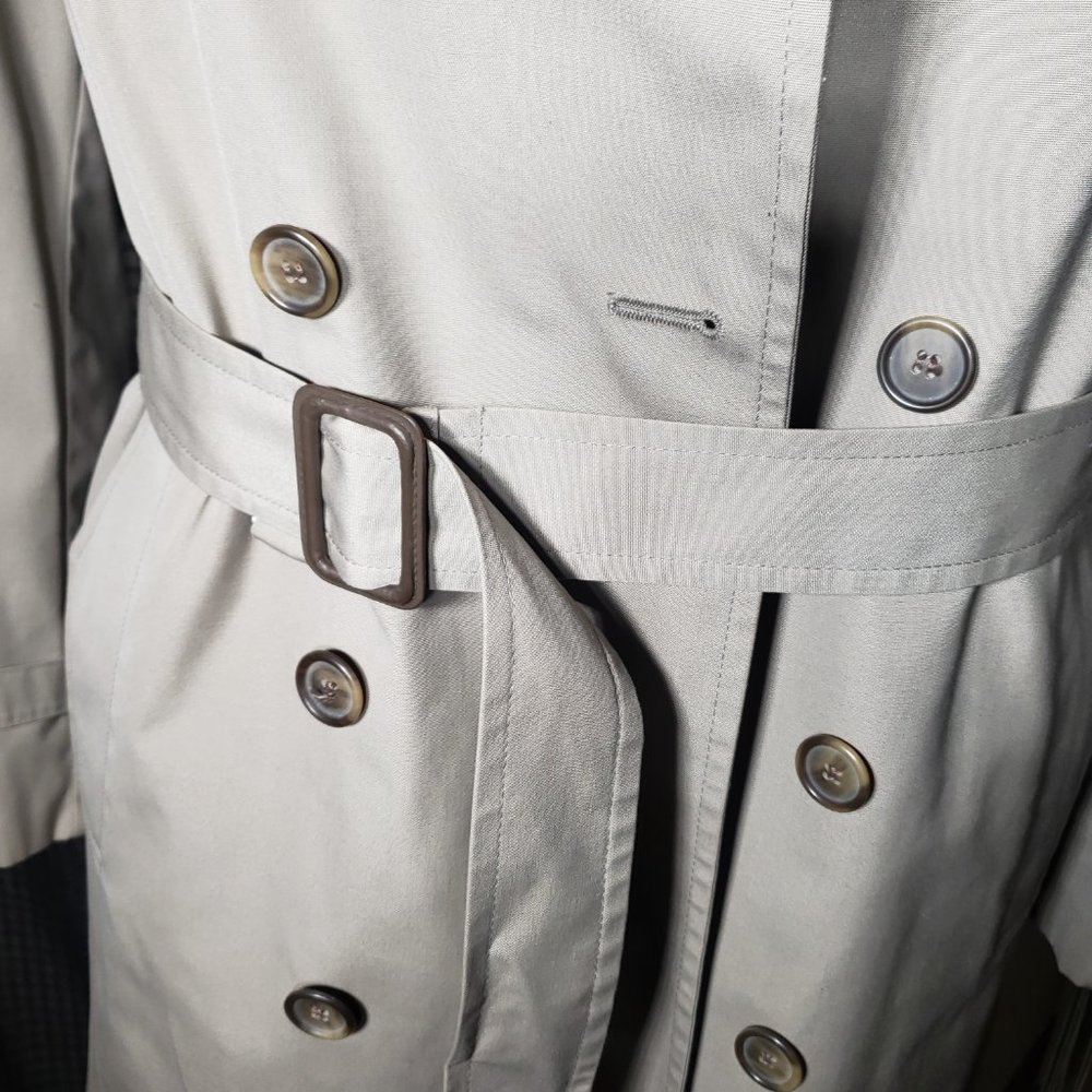 London Fog Men's Khaki Overcoat/Trench Coat - 42 Reg - Unworn Condition - Picture 11 of 11